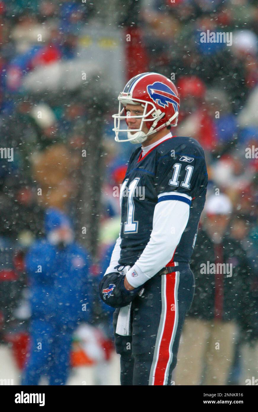 Lot Detail - 2002 Drew Bledsoe Game Used and Signed Buffalo Bills Jersey  Worn on November 3, 2002 for First Game Against Former Team New England  Patriots (NFL PSA/DNA)