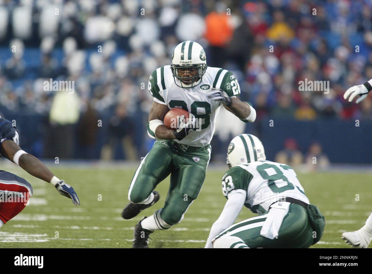 7 December 2003: Curtis Martin of the NY Jets during the Jets 17-6 loss to  the Buffalo Bills at Ralph Wilson Stadium in Orchard Park, NY. Mandatory  Credit: Jerome Davis /Icon SMI (