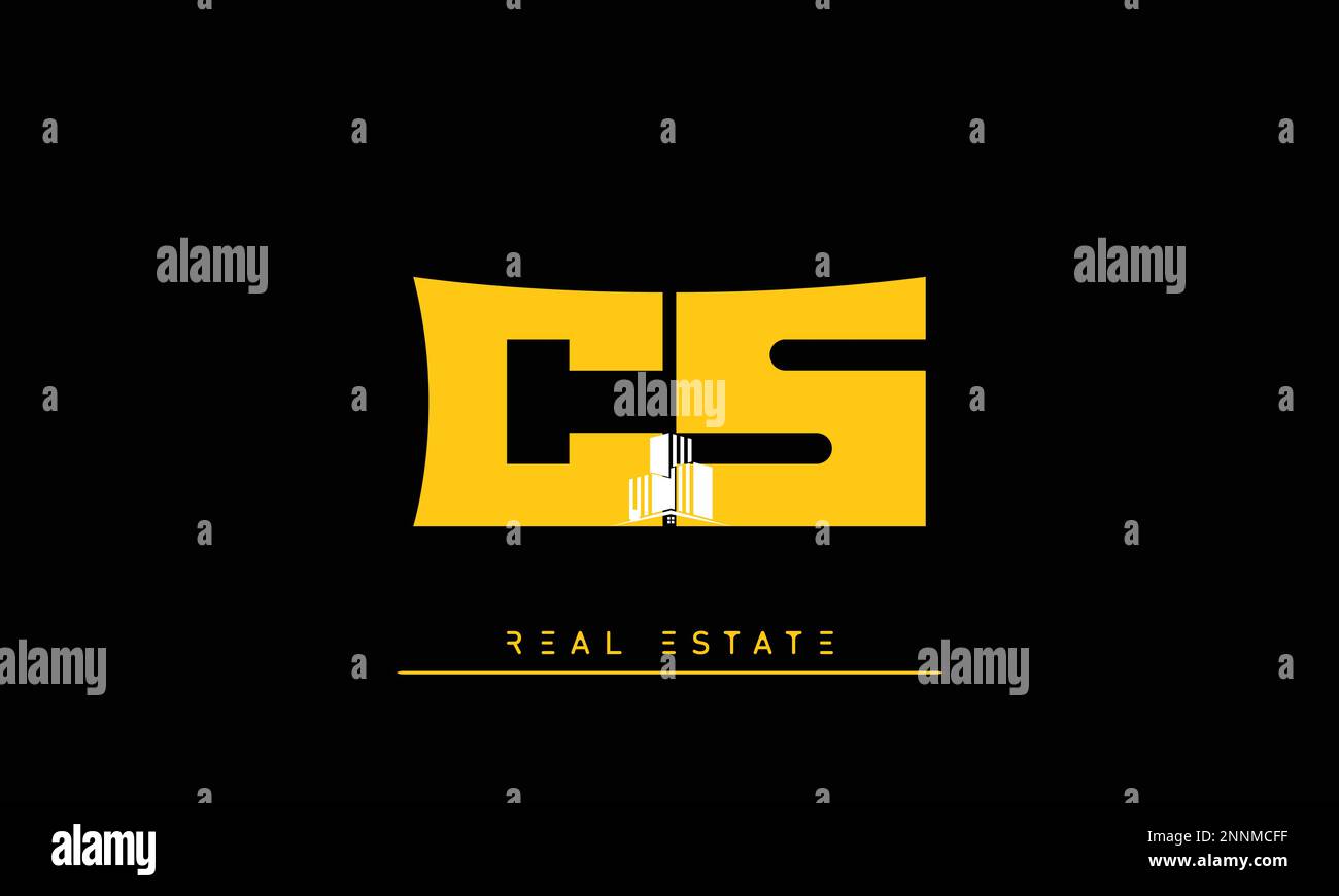 Cs real estate logo hires stock photography and images Alamy
