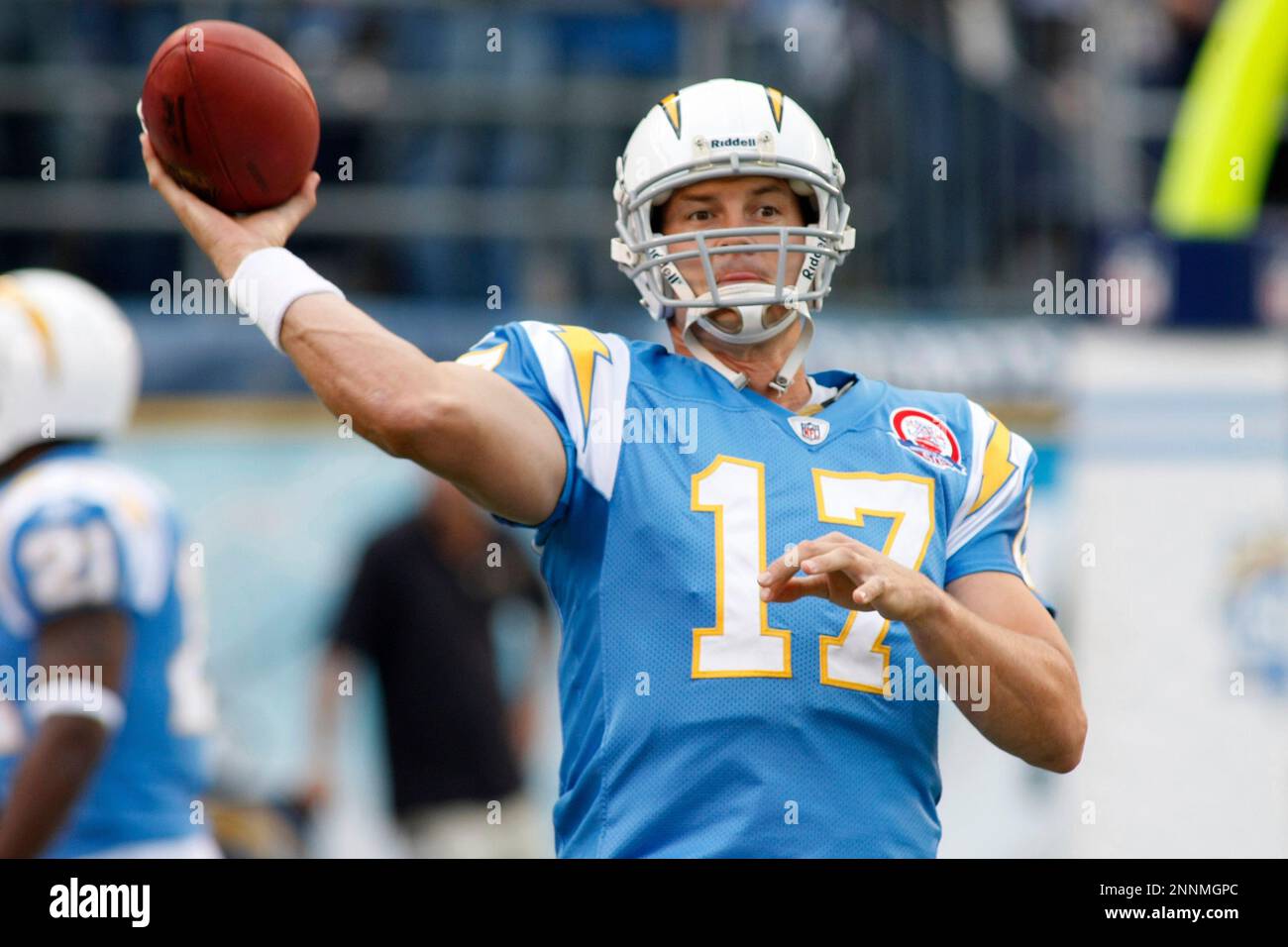 San Diego Chargers running back LaDainian Tomlinson (21) scrambles for  yardage during the Chargers 37-7 victory over the Chiefs at Arrowhead  Stadium in Kansas CIty, Missouri. (Credit Image: © Jacob Paulsen/Southcreek  Global/ZUMApress.com