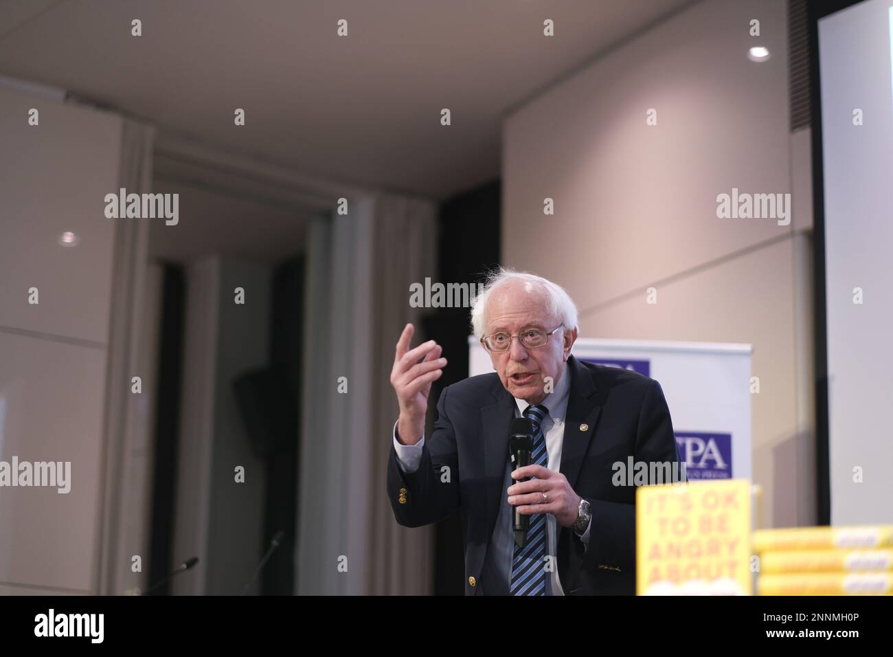 United States senator Bernie Sanders, of Vermont, at the Foreign Press
