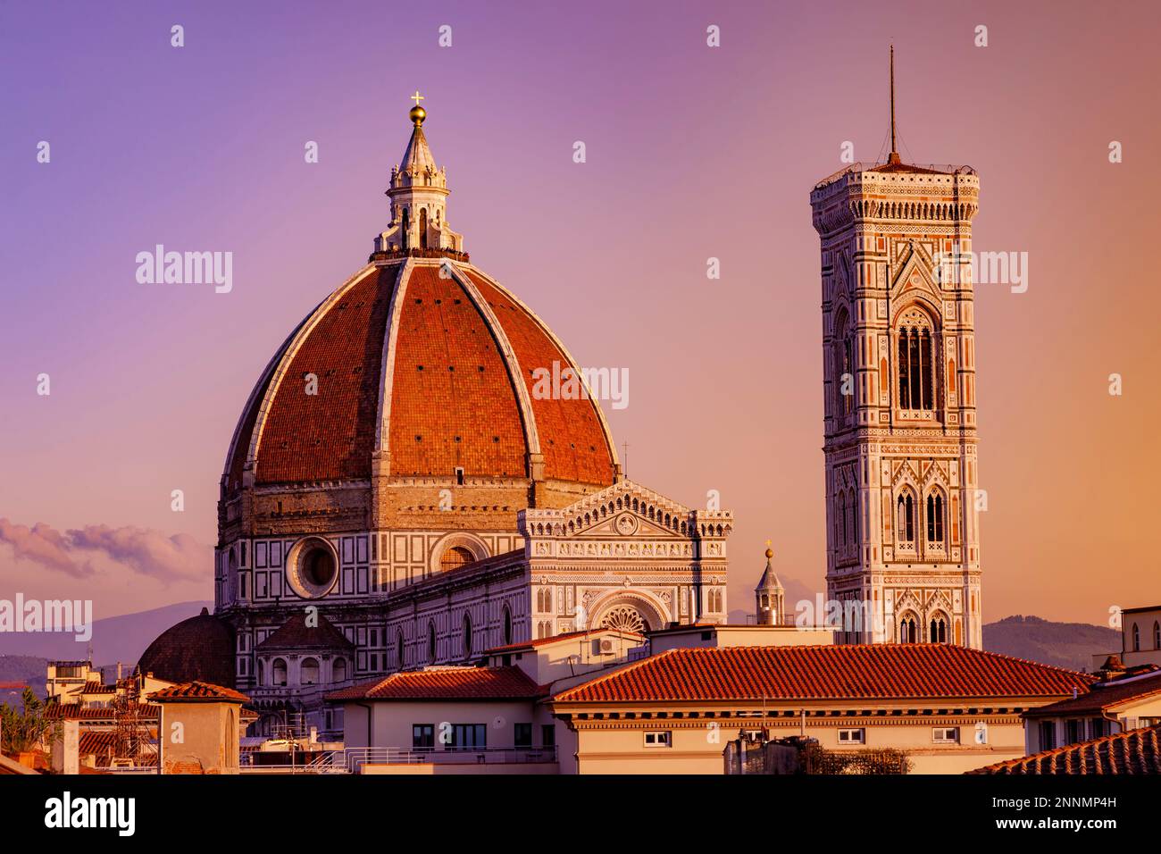 Twilight view of the Duomo of Firenze. Tuscany, Italy Stock Photo - Alamy