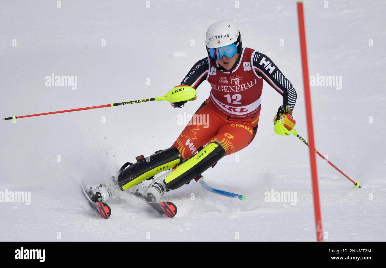 Laurence St-Germain of Canada competes in the first run of a Women's ...