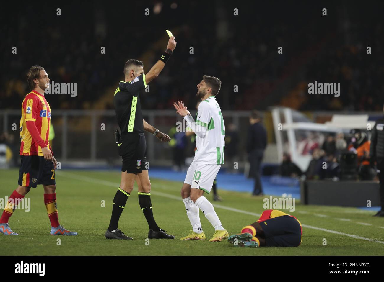 Parma, Italy. 18th Feb, 2023. Tardini Stadium, 18.02.23 Referee Mr.  Niccolo' Baroni during the Serie B match between Parma and Ascoli at  Tardini Stadium in Parma, Italia Soccer (Cristiano Mazzi/SPP) Credit: SPP