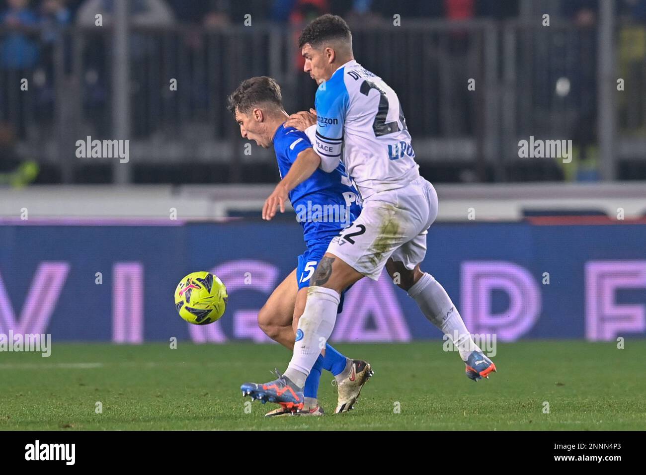 Empoli, Italy. 25th Feb, 2023. Giovanni Di Lorenzo (SSC Napoli) and