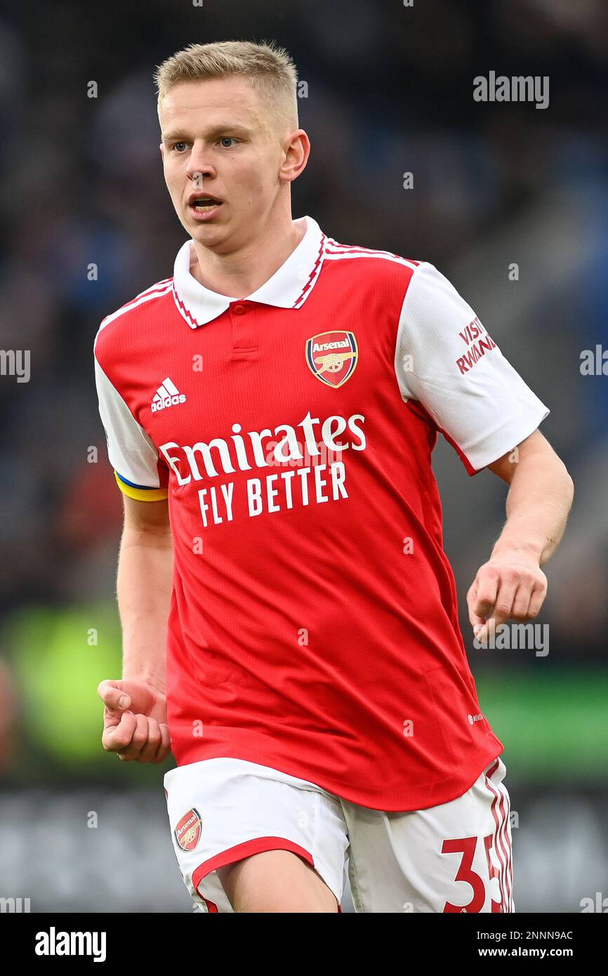 Oleksandr Zinchenko #35 of Arsenal in action during the game