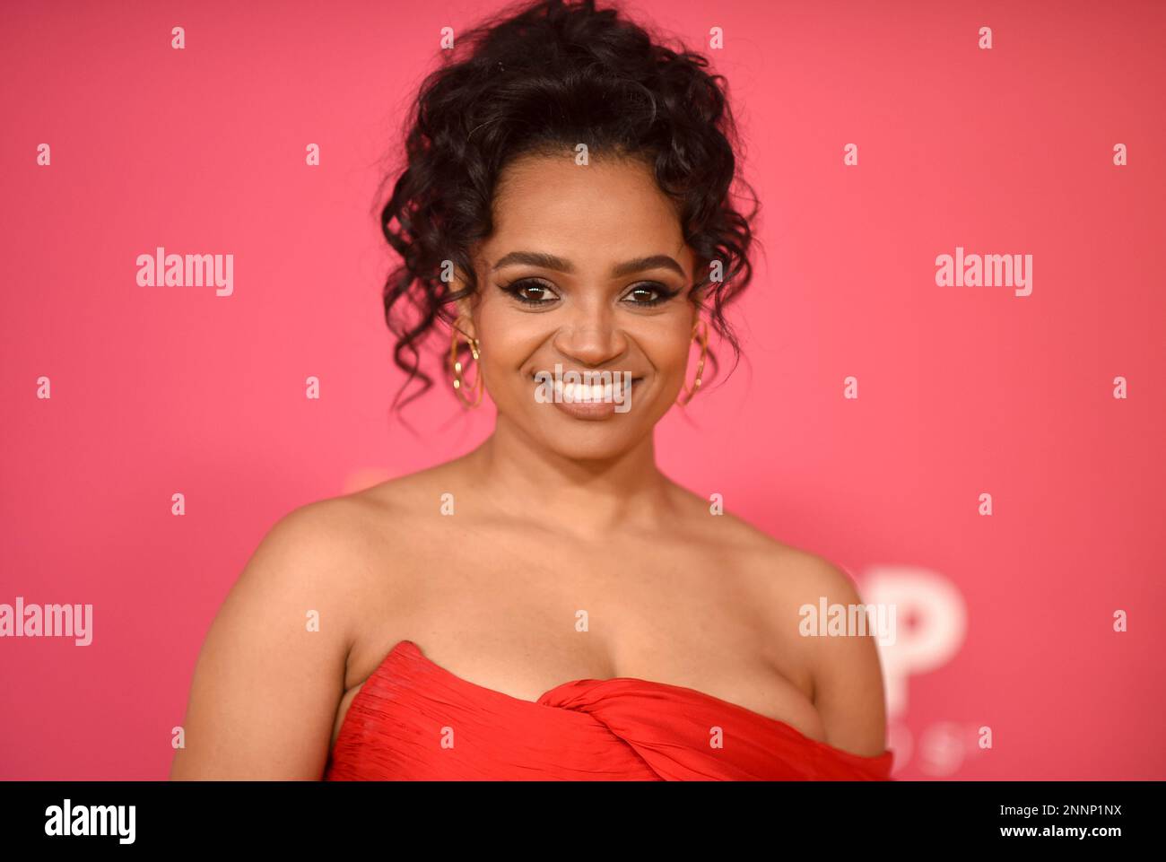 Kyla Pratt arrives at the 54th NAACP Image Awards on Saturday, Feb. 25, 2023, at the Civic Auditorium in Pasadena, Calif. (Photo by Richard Shotwell/Invision/AP) Stock Photo