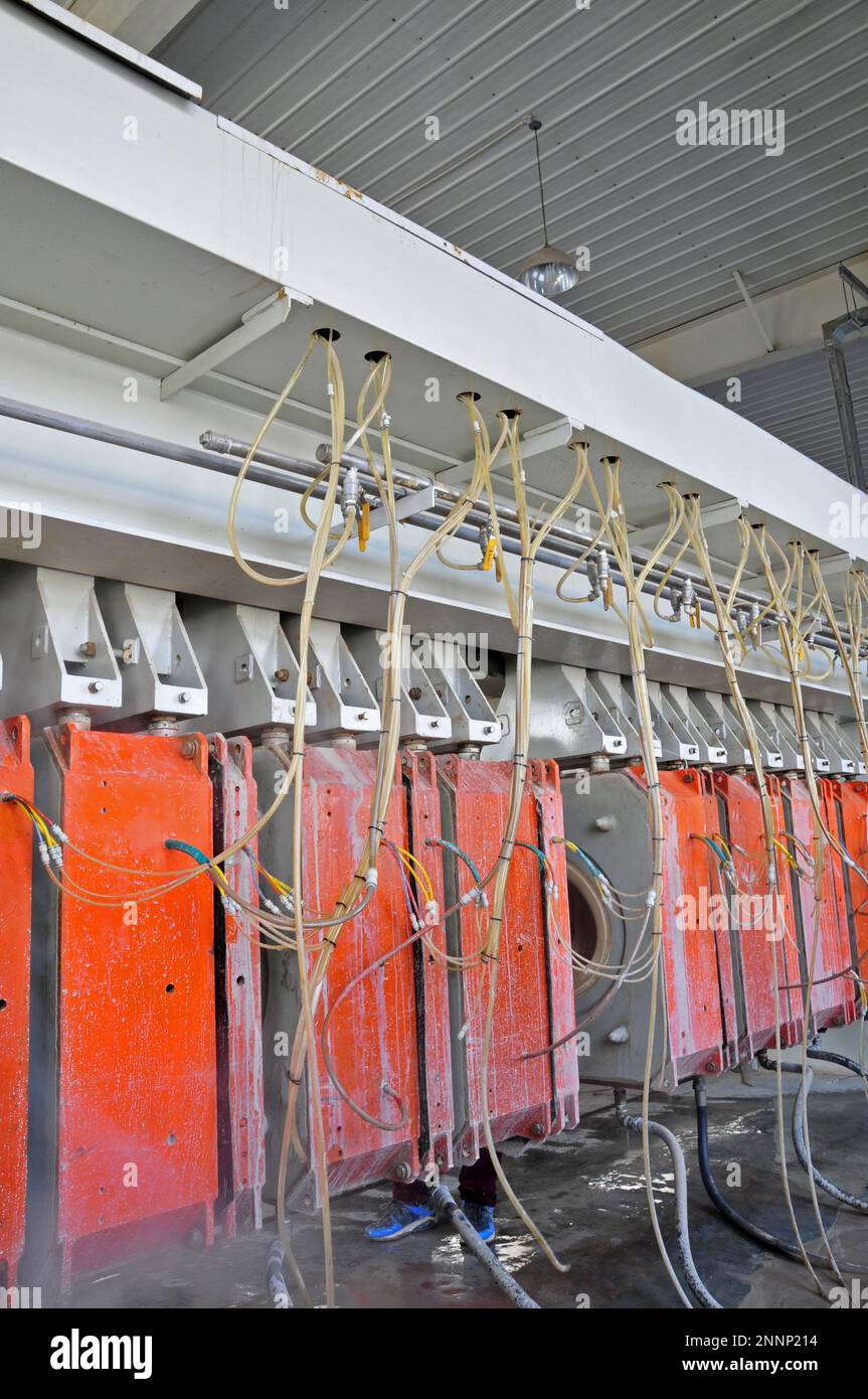 Ceramic factory equipment Stock Photo Alamy