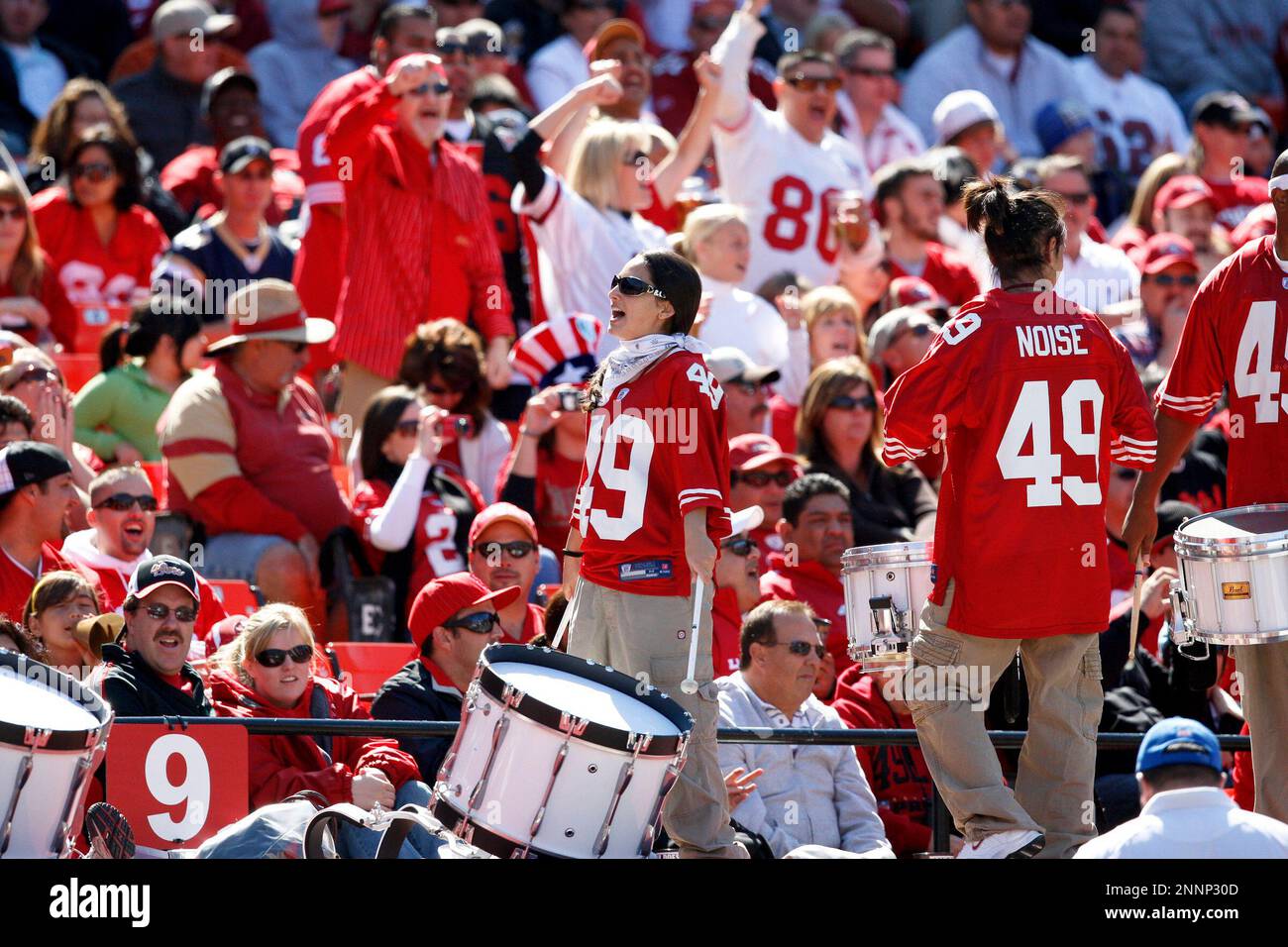 San Francisco, California, USA. 4th Oct, 2009. San Francisco 49ers center  Eric Heitmann #66 on Sunday, October 4, 2009 at Candlestick Park, San  Francisco, California. The 49ers defeated the Rams 35-0. Credit: