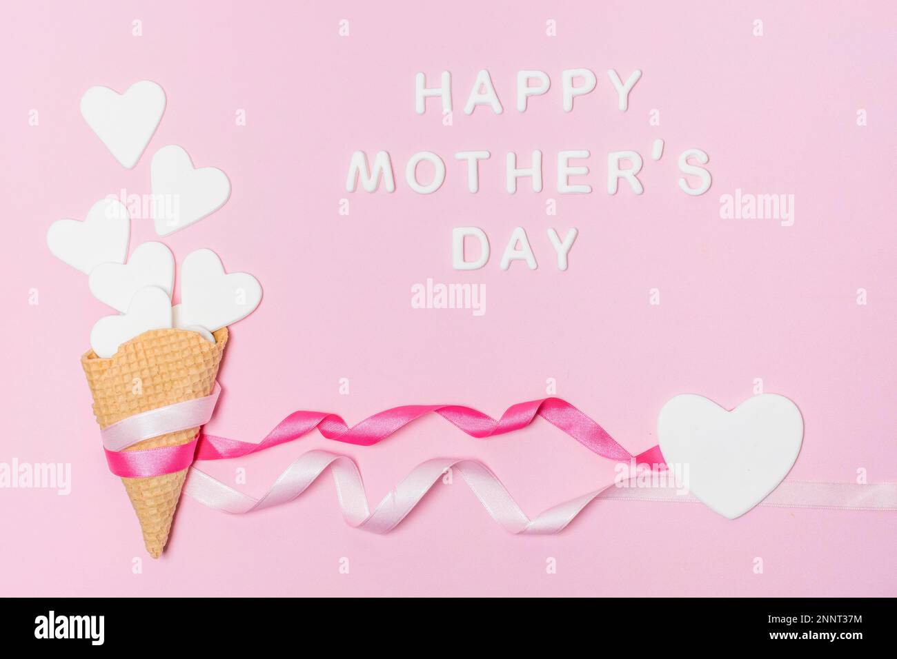 paper hearts waffle canes near happy mothers day title Stock Photo Alamy paper hearts waffle canes near happy mothers day title Stock Photo Alamy