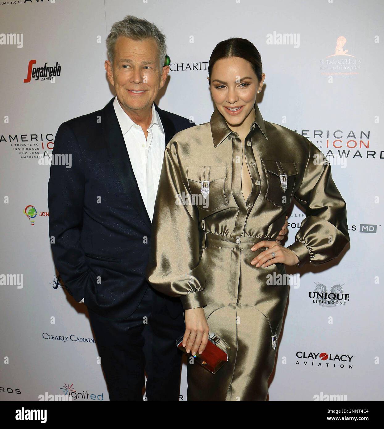 FEBRUARY 24th 2021 Katharine McPhee and her husband David Foster