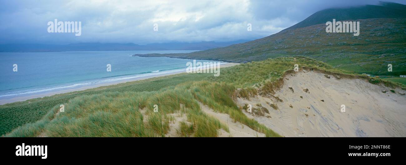 Dunes at Luskentyre, Isle of Harris, Outer Hebrides, Scotland Stock Photo