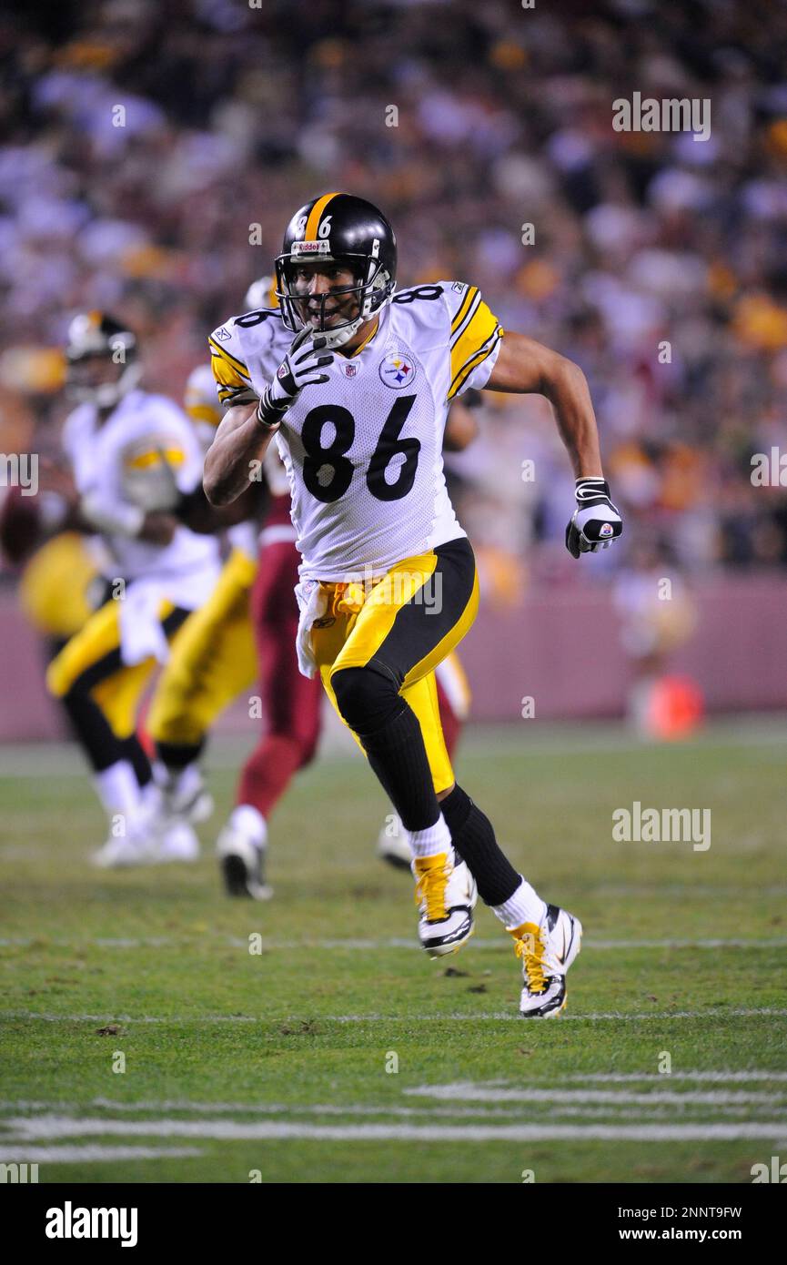 18 August 2007: Steelers WR Hines Ward (86). The Pittsburgh Steelers  defeated the Washington Redskins 12-10 in their preseason game at FedEx  Field in Landover, MD. (Icon Sportswire via AP Images Stock Photo - Alamy