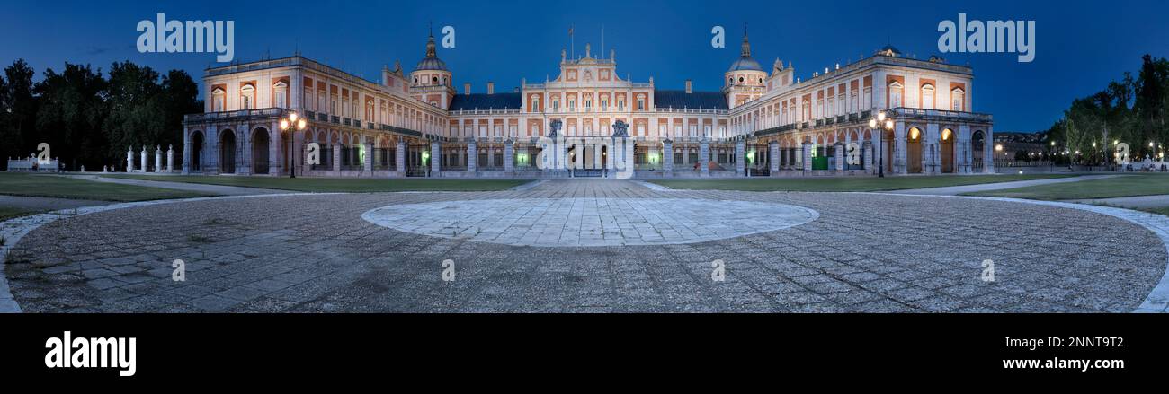 Facade of the Royal Palace, Aranjuez, Spain Stock Photo