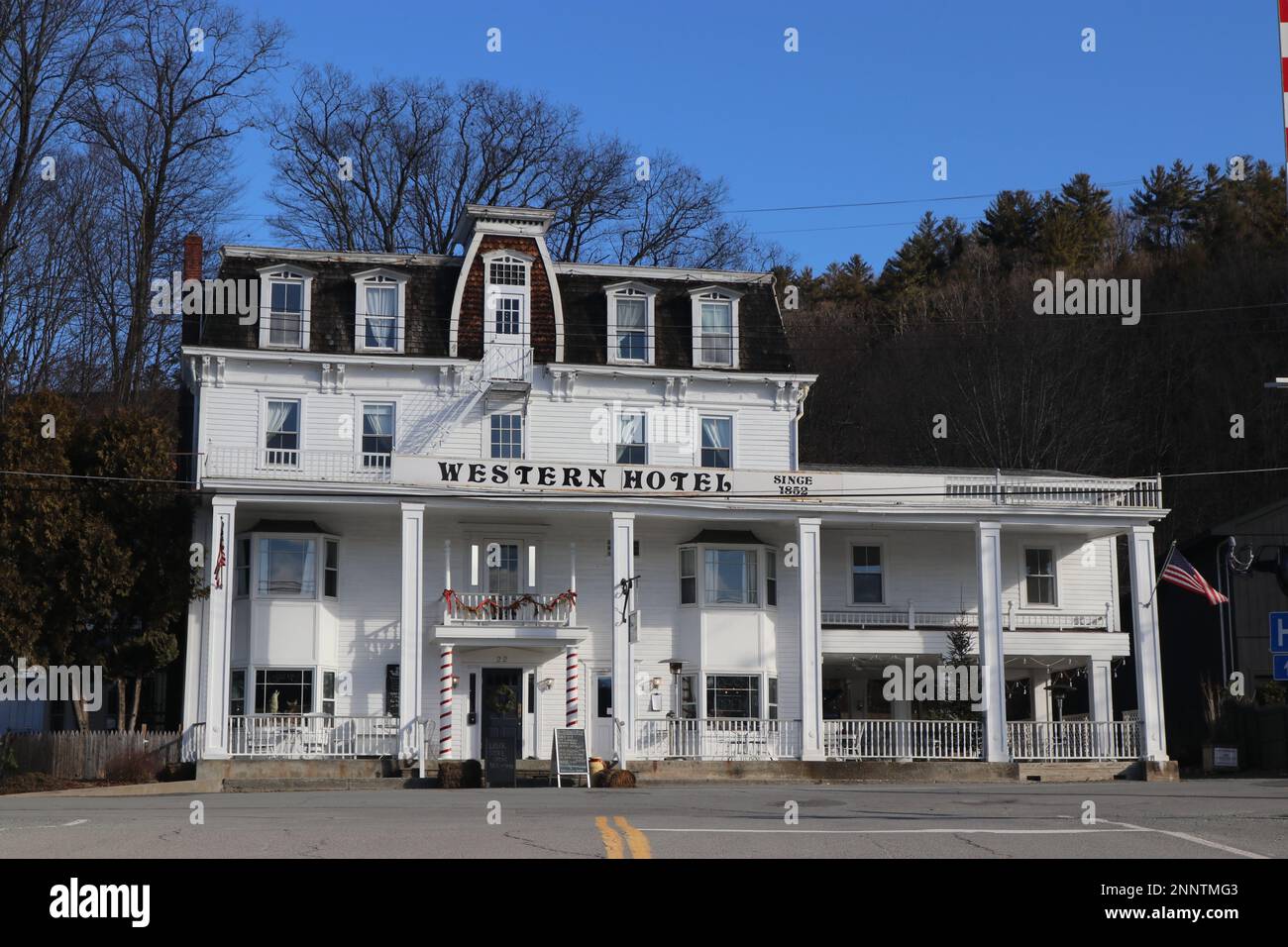 Western Hotel in Callicoon, New York Stock Photo - Alamy