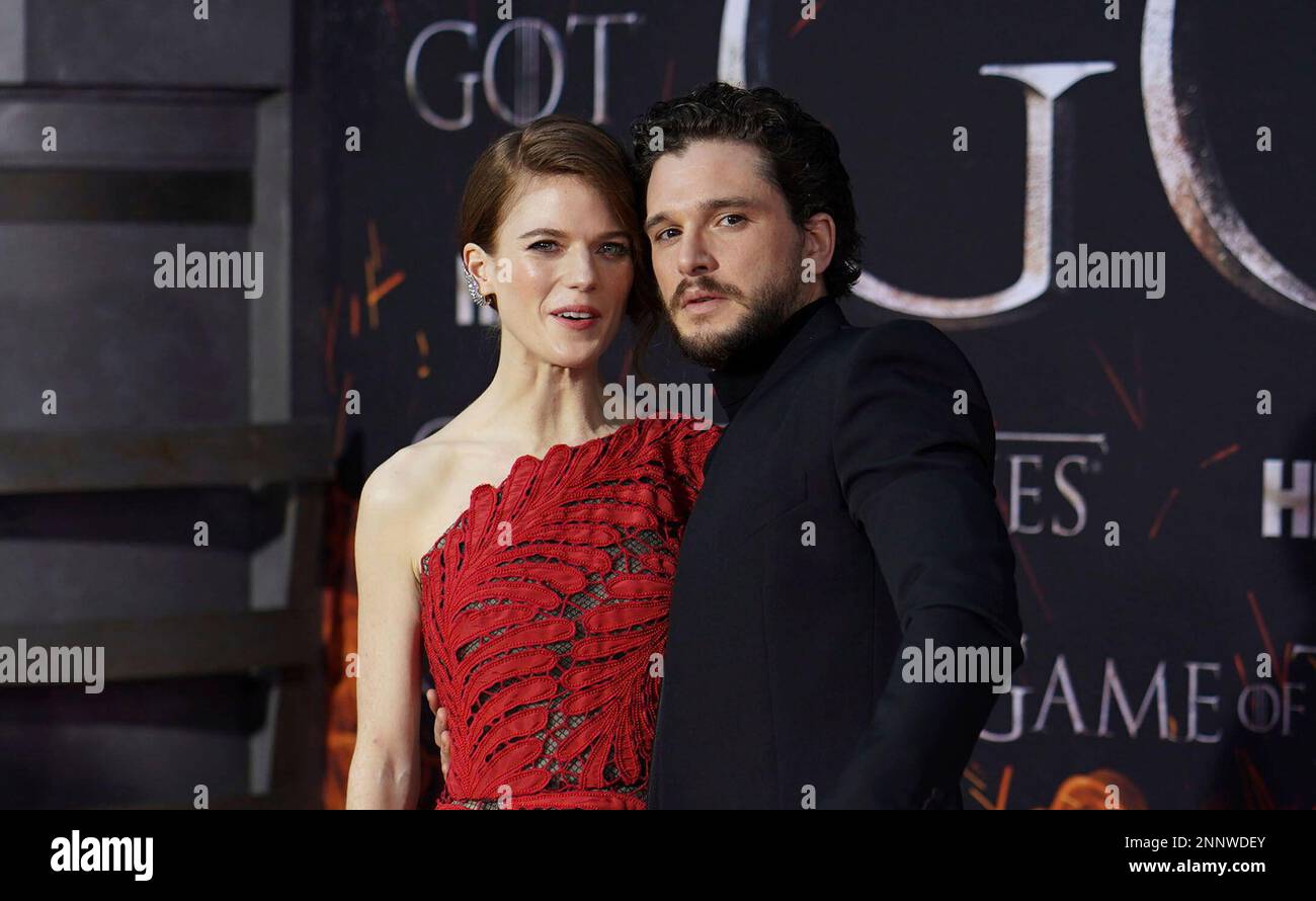 FEBRUARY 17th 2021 Actress Rose Leslie and actor Kit Harington(01)