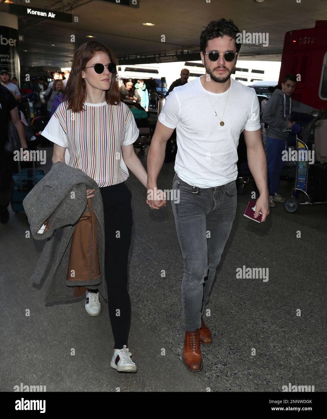 FEBRUARY 17th 2021 Actress Rose Leslie and actor Kit Harington