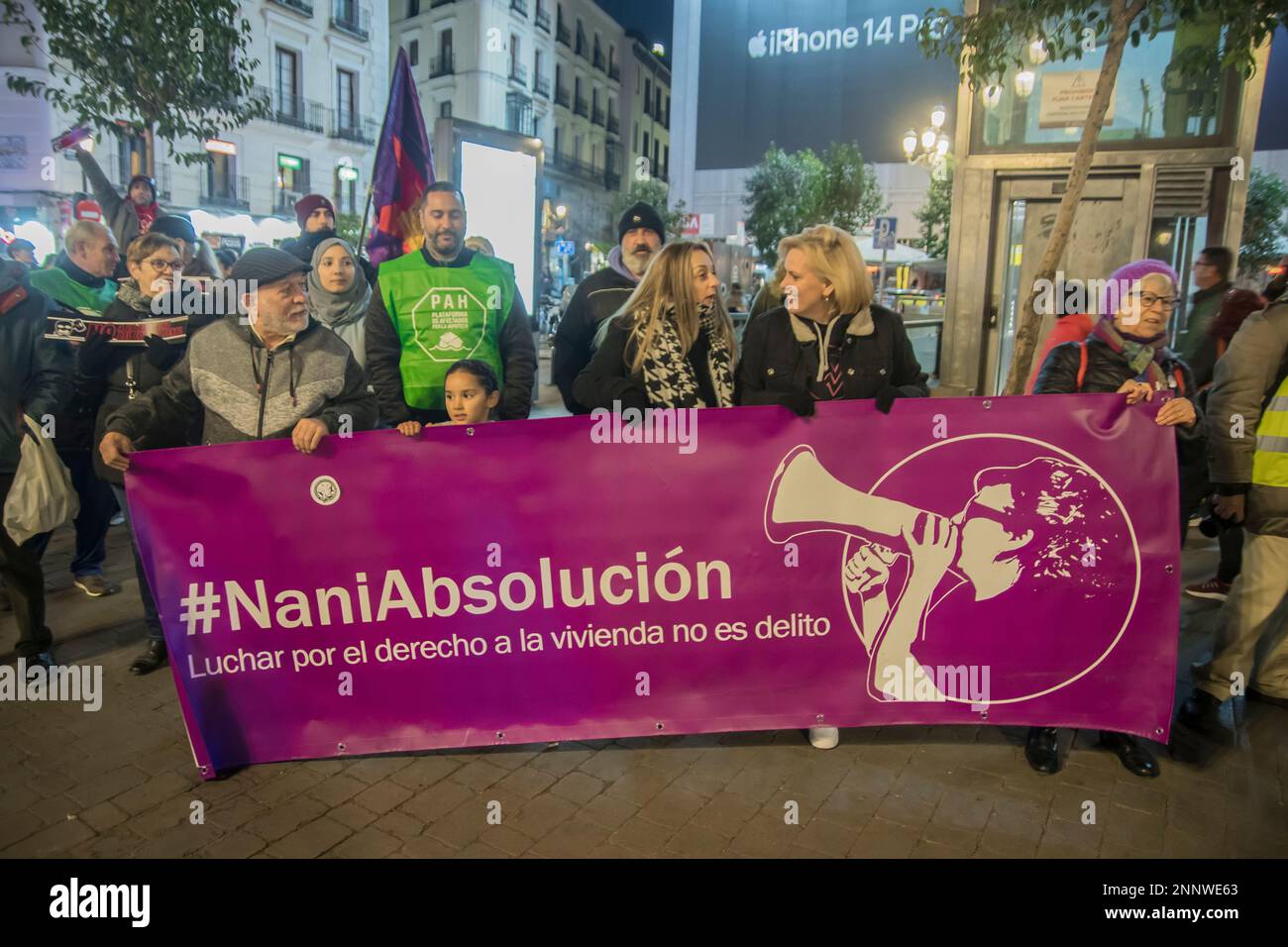 Madrid Spain 25th Feb 2023 Demonstration No To The Reform Of The madrid-spain-25th-feb-2023-demonstration-no-to-the-reform-of-the