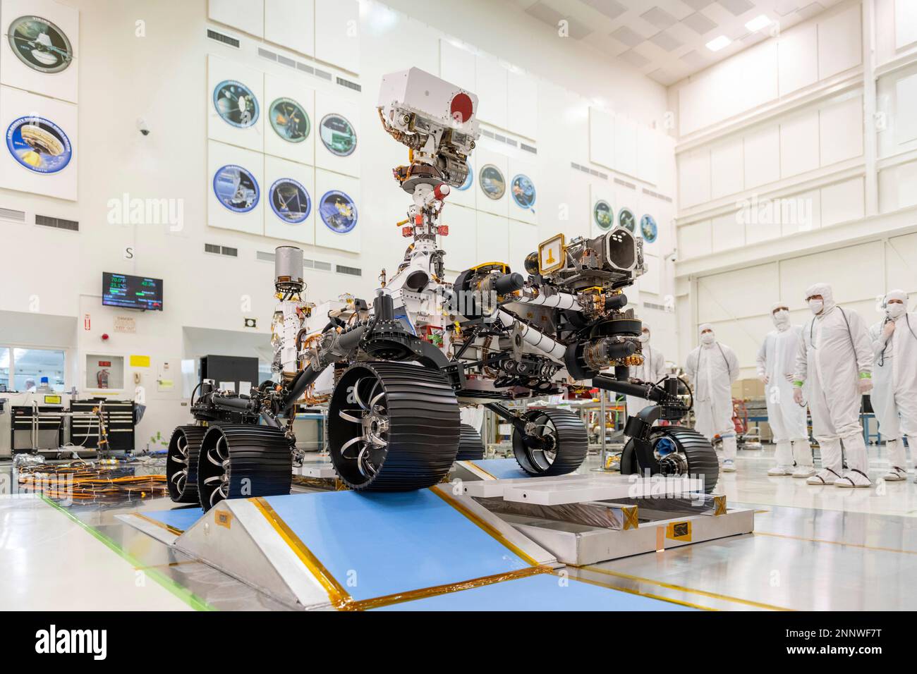 FILE - In this Dec. 17, 2019 photo made available by NASA, engineers ...