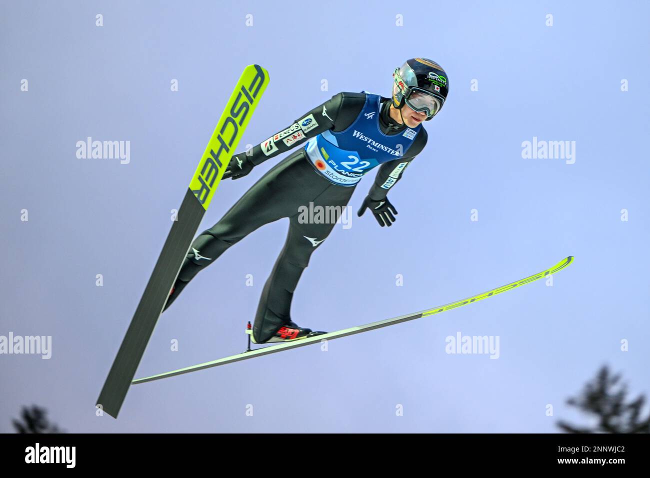 Ren Nikaido of Japan in action during the Man's Ski Jumping Ren Nikaido of Japan in action during the Man's Ski Jumping