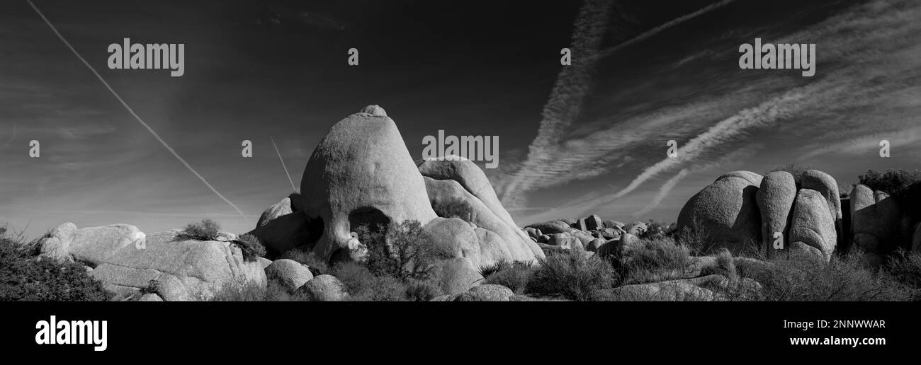 Arid desert rock formations Black and White Stock Photos & Images - Alamy
