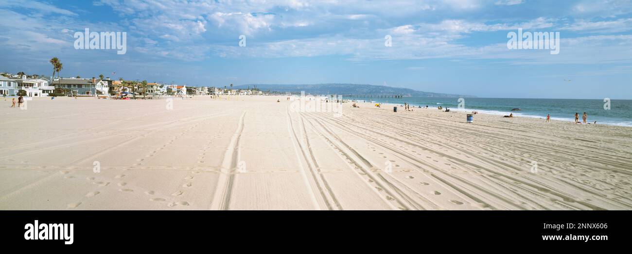 Beach and sea in Hermosa Beach, California, USA Stock Photo - Alamy