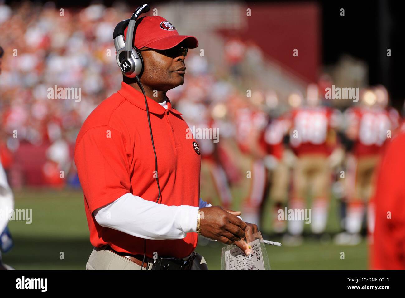 San Francisco 49ers head coach Mike Singletary during a game