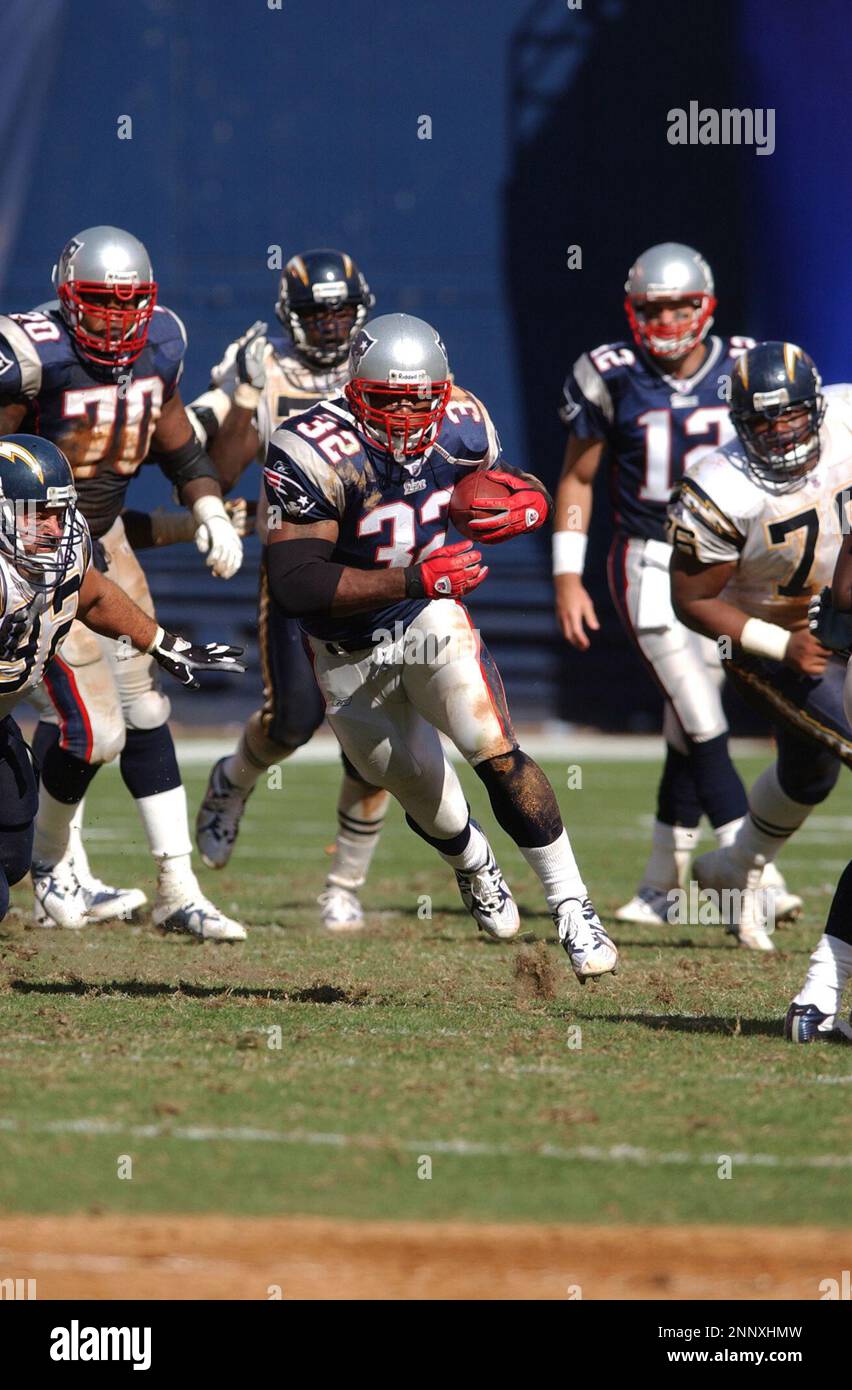 29 SEP 2002: New England Patriots Tom Brady during a game against the San  Diego Chargers