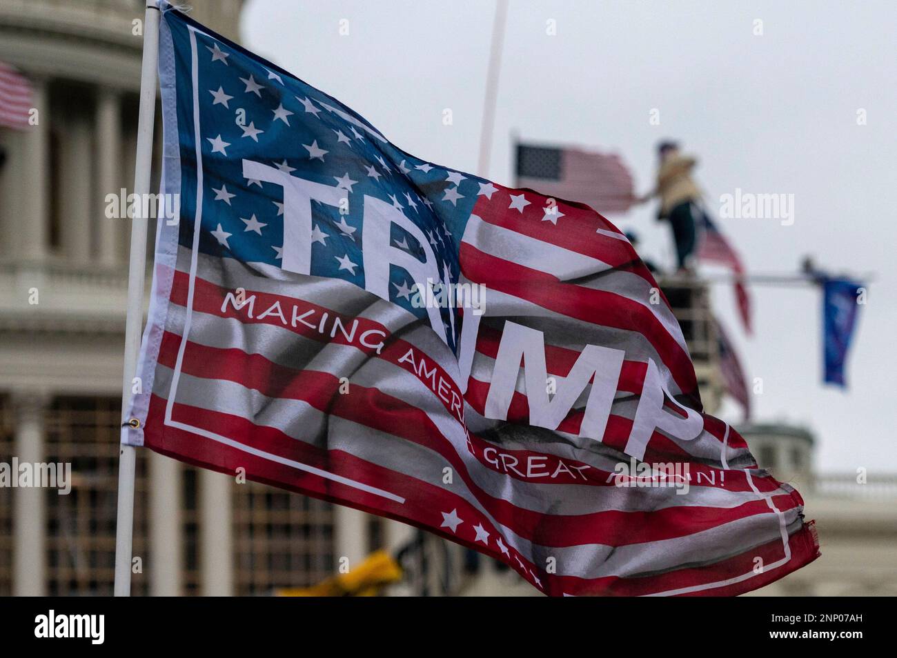 Photo by: Mihoko Owada/STAR MAX/IPx 2021 1/6/21 Pro-Trump Rally turns ...