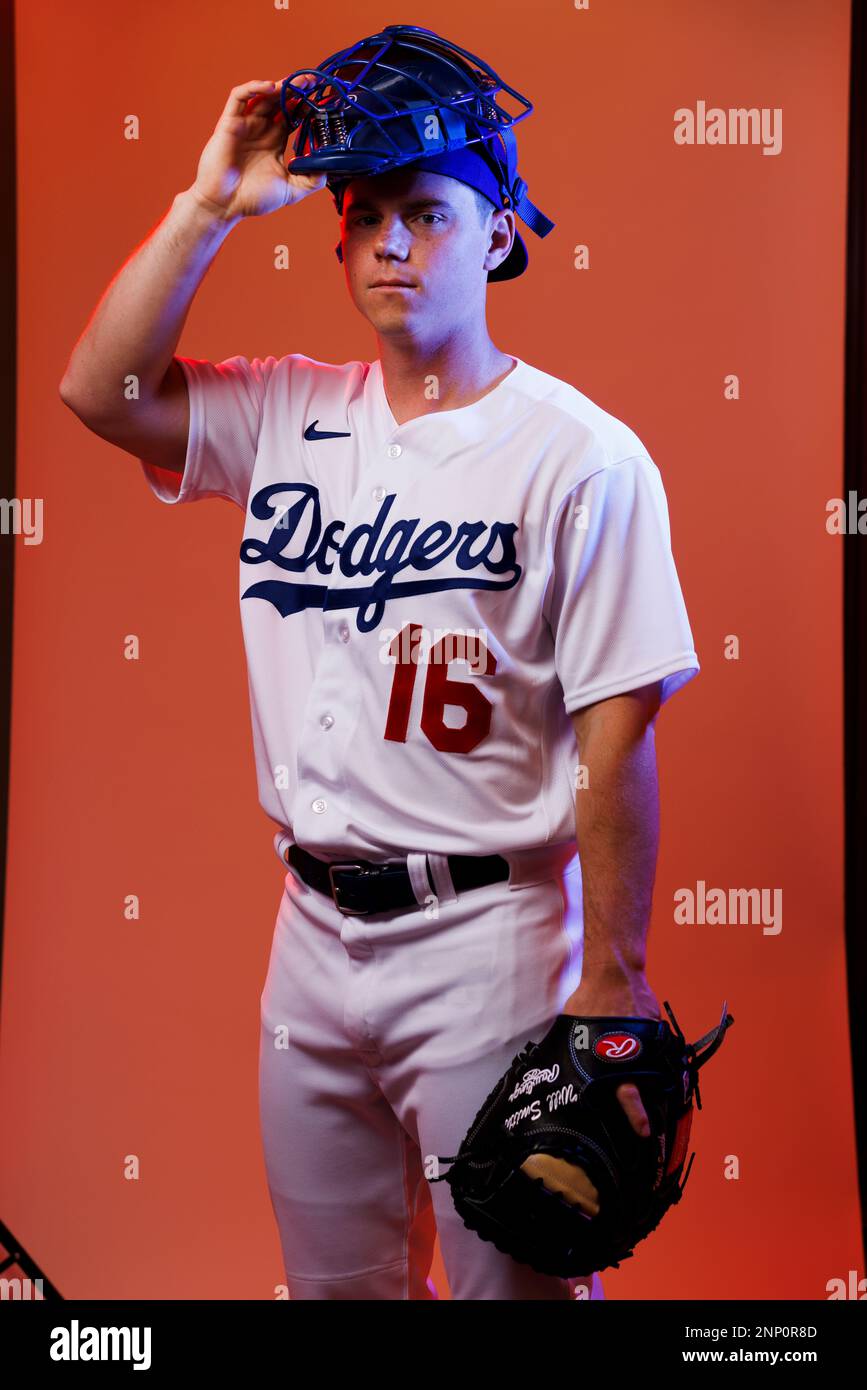 Will Smith of the Los Angeles Dodgers poses during MLB Photo Day at