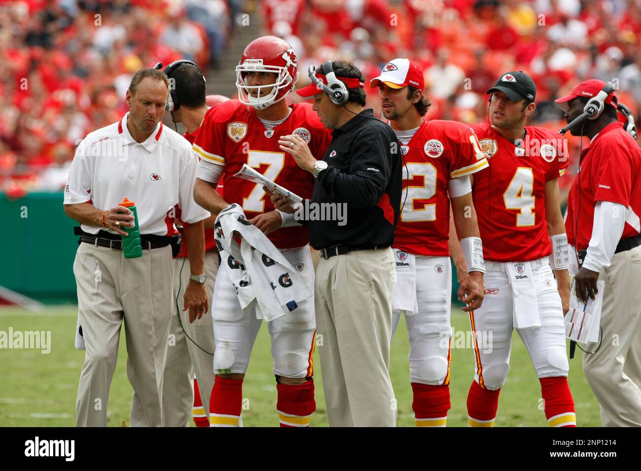 20 September 2009 Chiefs head coach Todd Haley black shirt