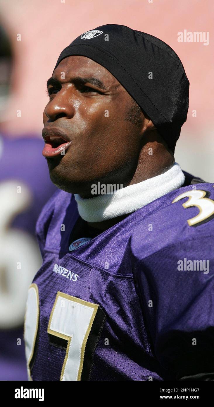 12 SEP 2004: Deion Sanders of the Baltimore Ravens during the