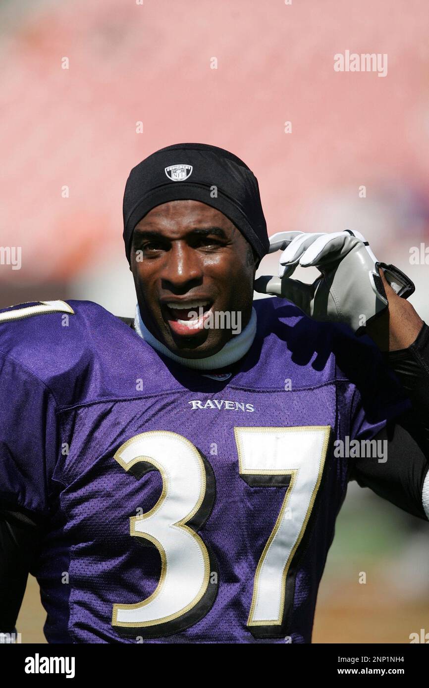 12 SEP 2004: Deion Sanders of the Baltimore Ravens during the