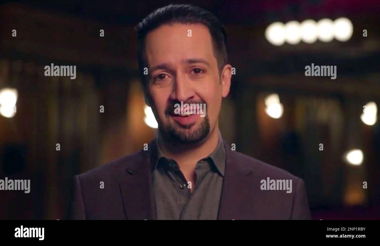 In this image from video, LinManuel Miranda performs during the