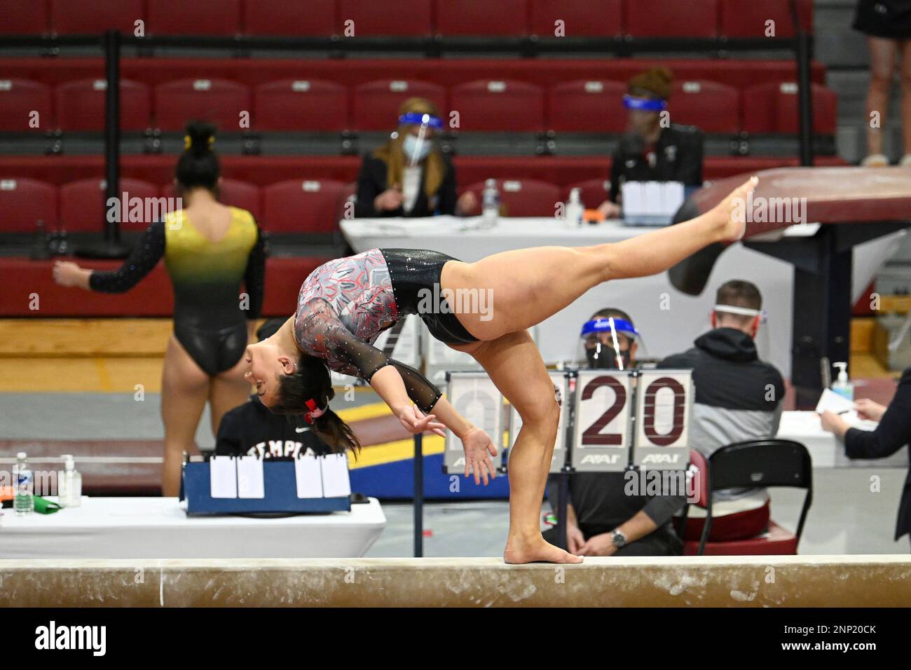 January 16, 2021, Philadelphia, Pennsylvania, U.S: Temple Owls gymnast