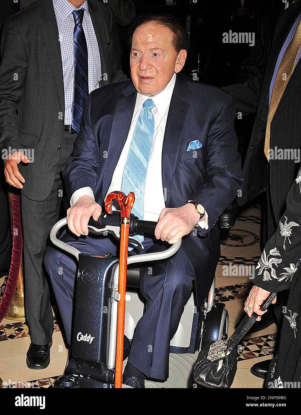 Photo by: Demis Maryannakis/STAR MAX/IPx 1/12/21 Sheldon Adelson, Republican Kingmaker and casino magnate, has passed away at age 87. STAR MAX File Photo: 5/18/14 Sheldon Adelson at The Champions of Jewish Values International Gala. (NYC) Stock Photo