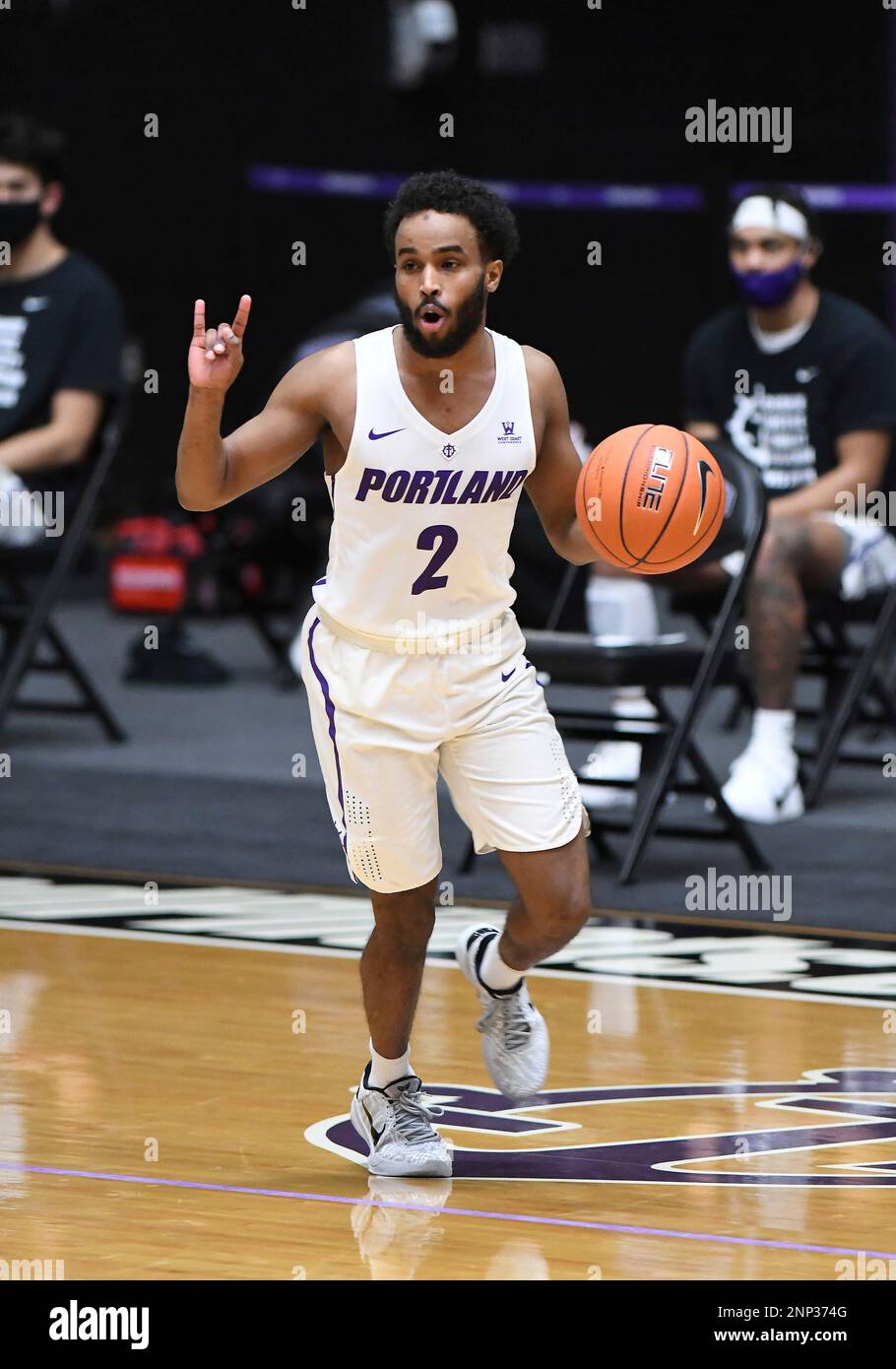 PORTLAND OR JANUARY 09 Portland Pilots guard Ahmed Ali 2
