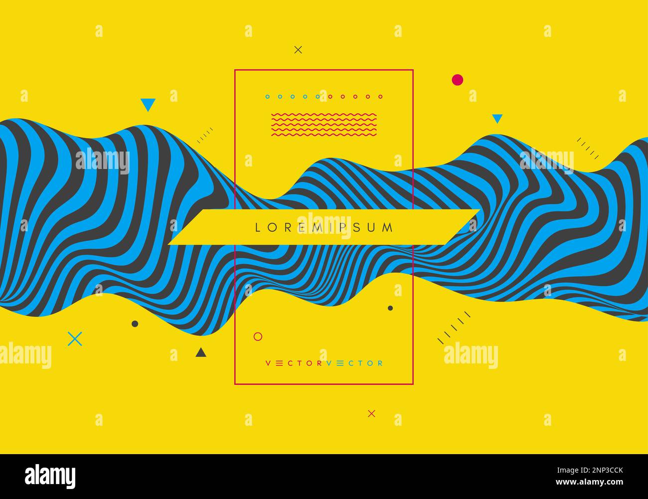 Background with optical illusion. Pattern can be used as a template for