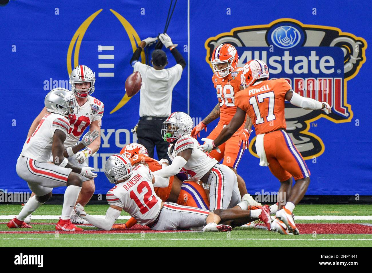 NEW ORLEANS, LA JANUARY 01 during the Allstate Sugar Bowl College