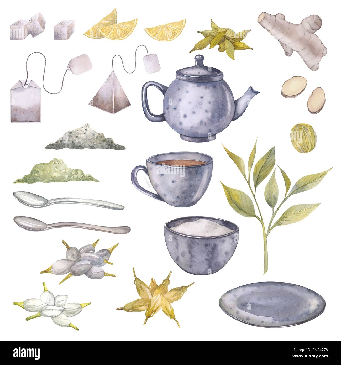 Tea clipart hi-res stock photography and images - Alamy