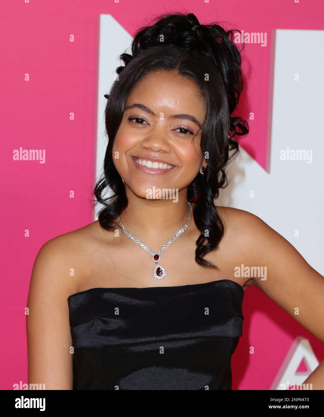 Khalil Spraggins arrives at The 54th NAACP Image Awards, held at The