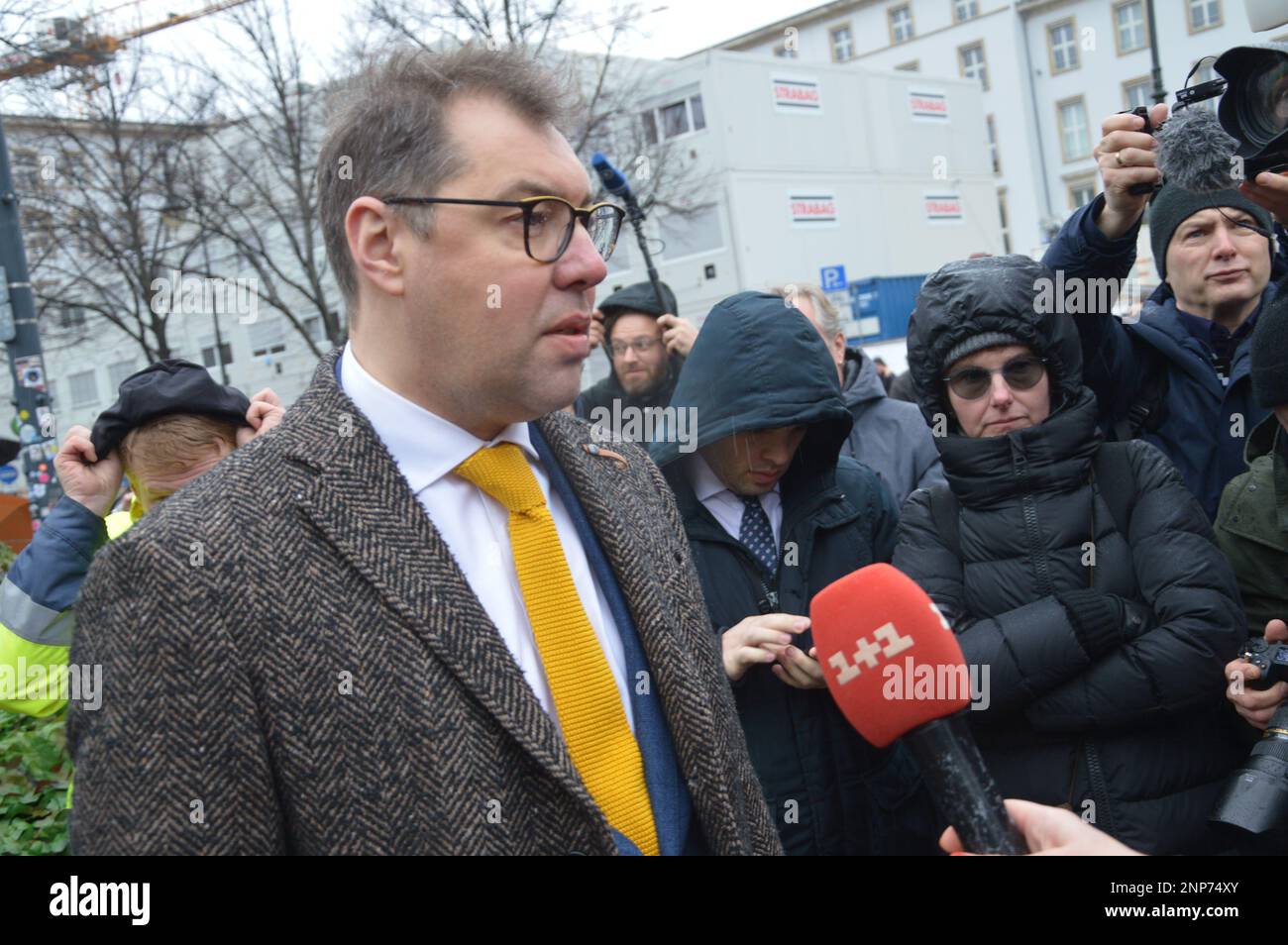 Berlin, Germany February 24, 2023 Oleksii Makeiev, Ambassador of