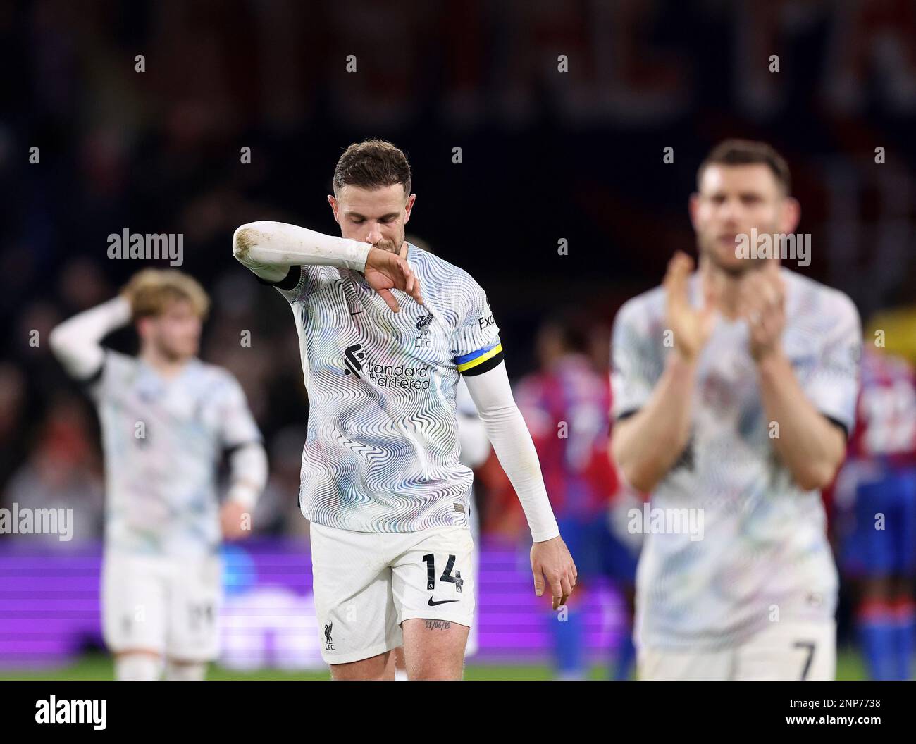 London, England, 25th February 2023. Jordan Henderson of Liverpool during the Premier League match at Selhurst Park, London. Picture credit should read: David Klein / Sportimage Stock Photo