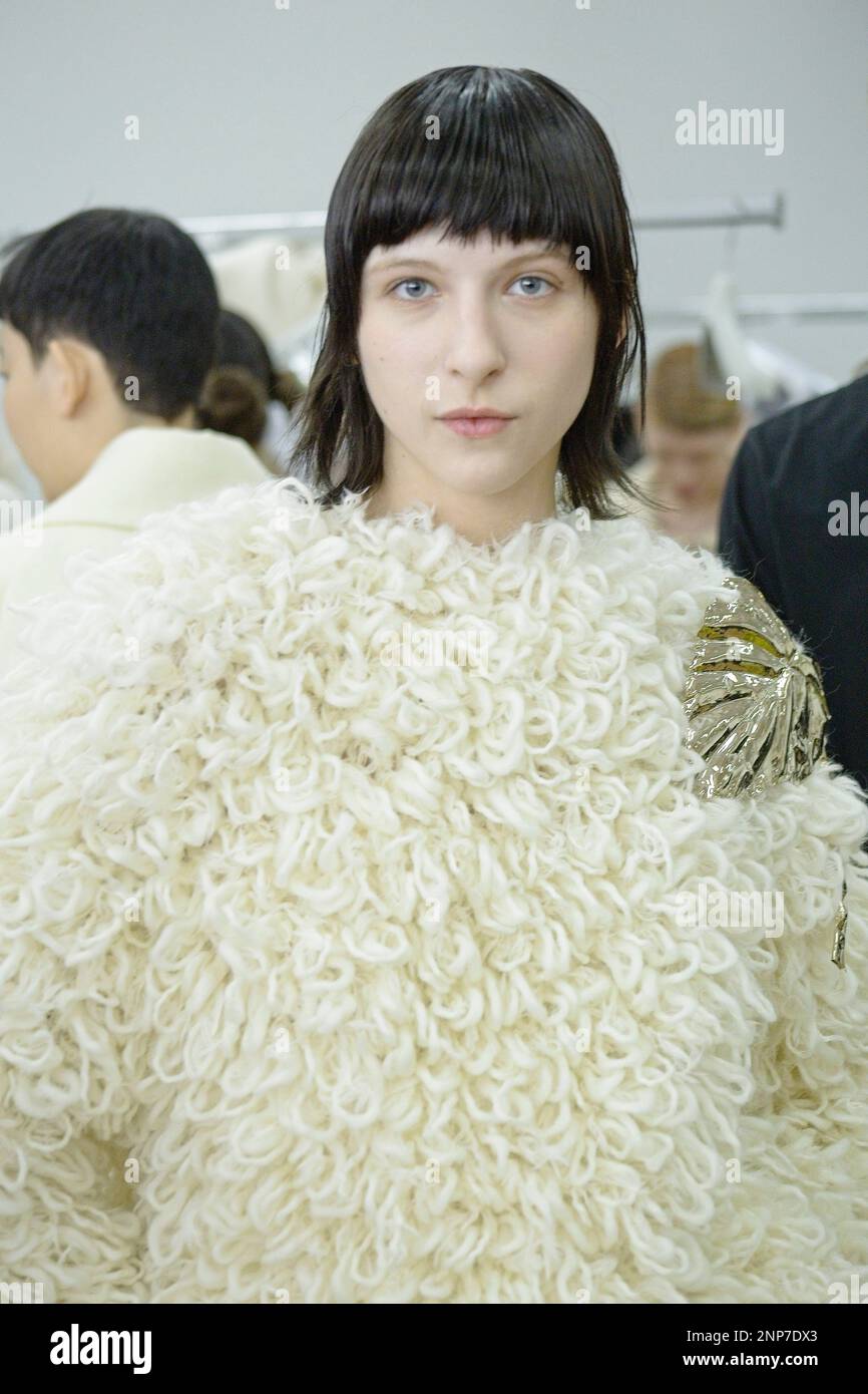 CALCATERRA BACKSTAGE MFW23 Stock Photo