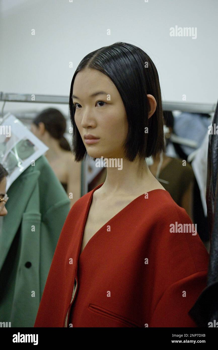 CALCATERRA BACKSTAGE MFW23 Stock Photo