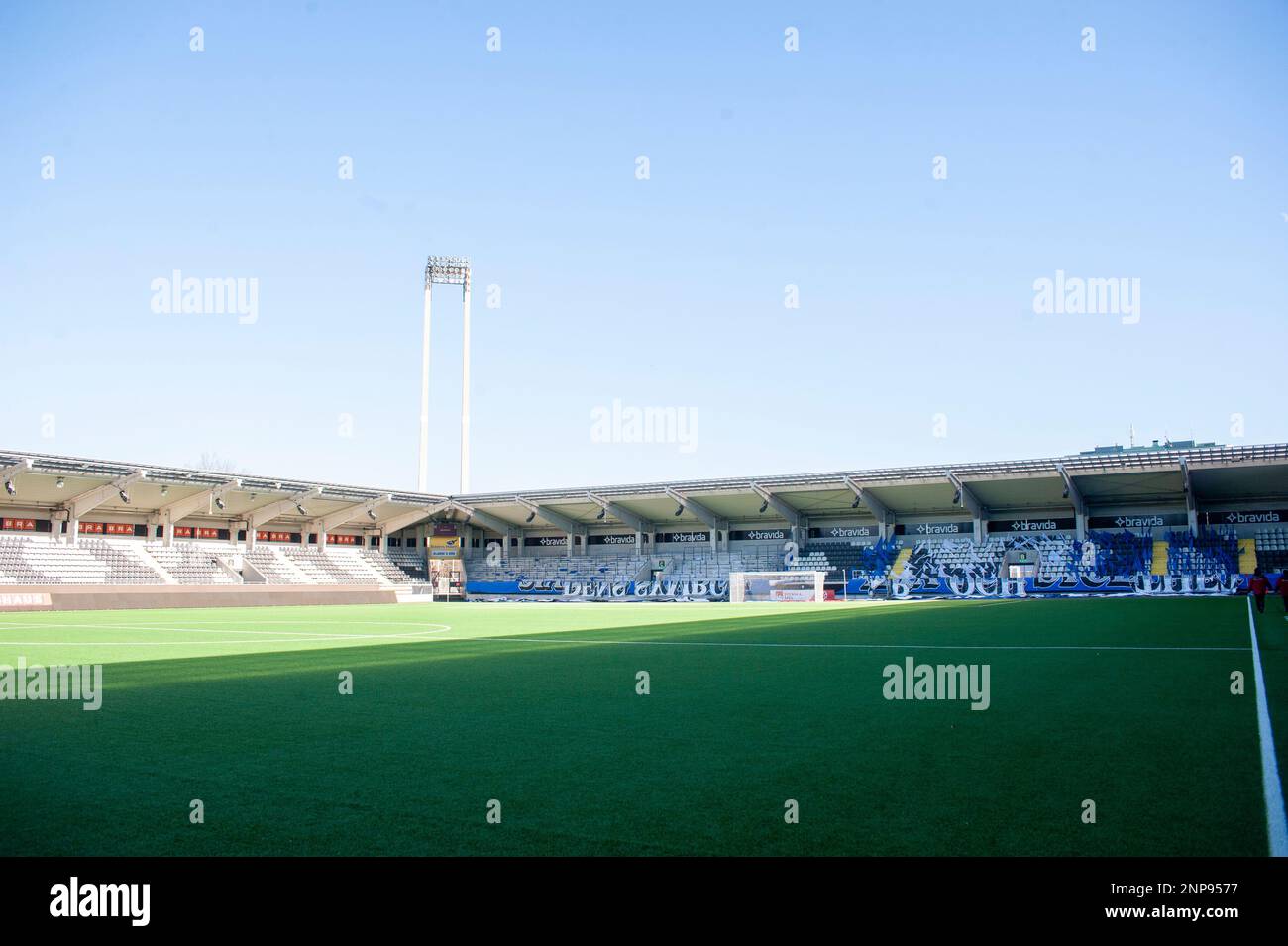 Gothenburg, Sweden. 26th Feb 2023. General view inside Bravida Arena ahead of the Swedish Cup