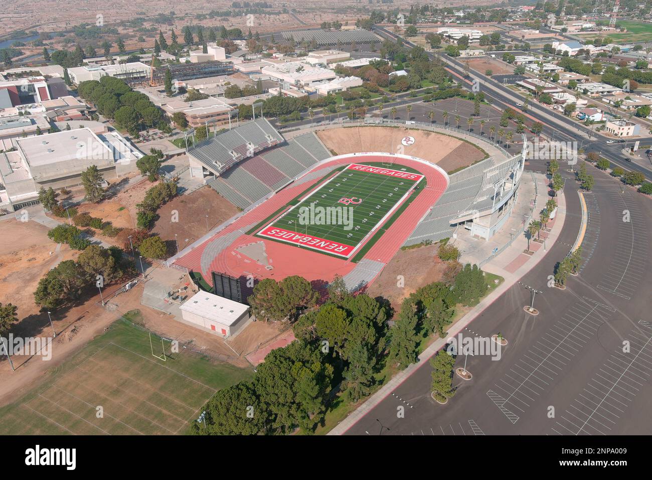 A general view of Memorial Stadium on the Bakersfield College campus, Saturday, Oct. 31, 2020