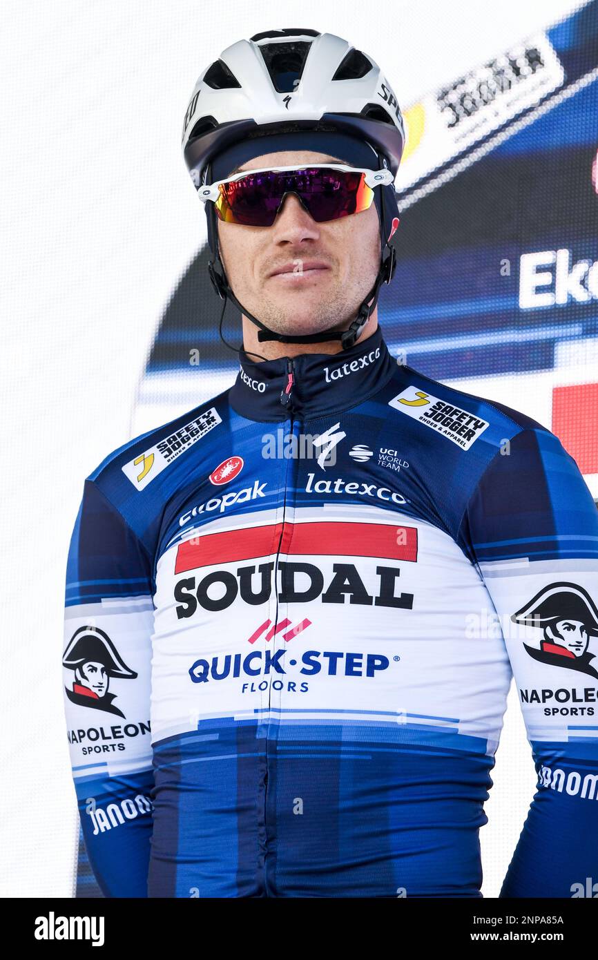 Belgian Yves Lampaert of Soudal QuickStep pictured at the start of the