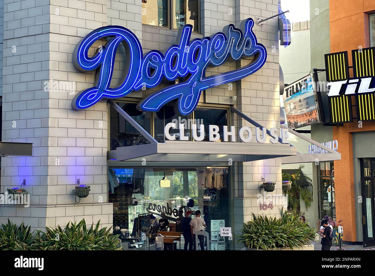 The Dodgers Clubhouse store at Universal CityWalk, Monday, Nov. 2