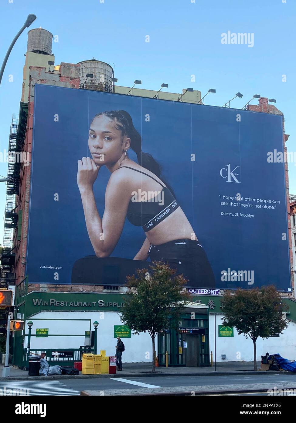 Photo by: STRF/STAR MAX/IPx 2020 11/2/20 A Calvin Klein billboard